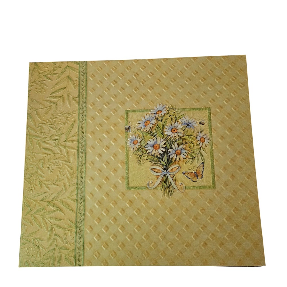 K&Company Daisy Garden 12x12 Memory Album Floral Post Bound New Open Package